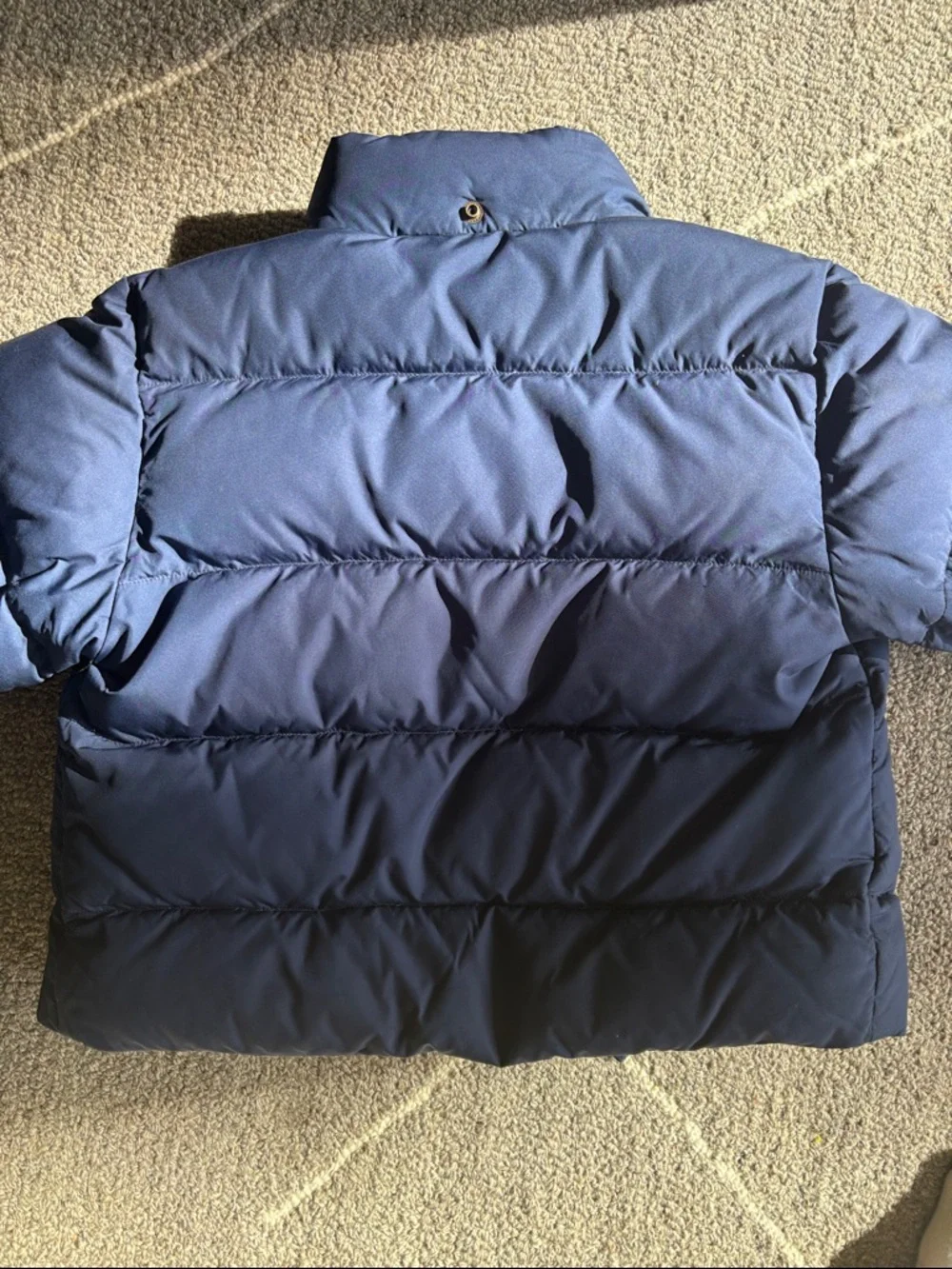 Polo Ralph Lauren Kids Navy Blue Quilted Puffer Jacket boys size 8/10